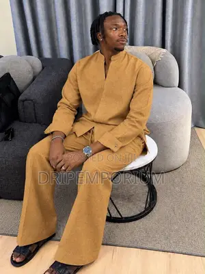 - Linen Kaftan Set