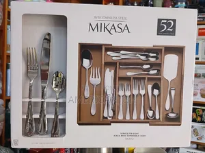 18/10 Stainless Steel Mikasa 52 Pieces Cutlery Set