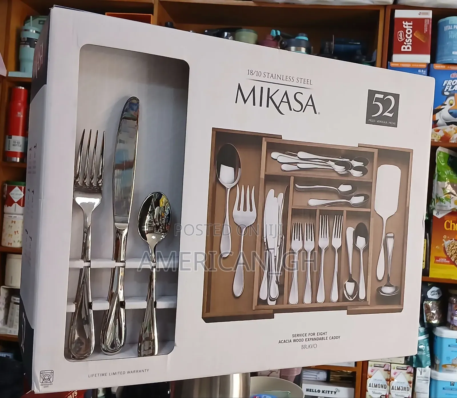 18/10 Stainless Steel Mikasa 52 Pieces Cutlery Set