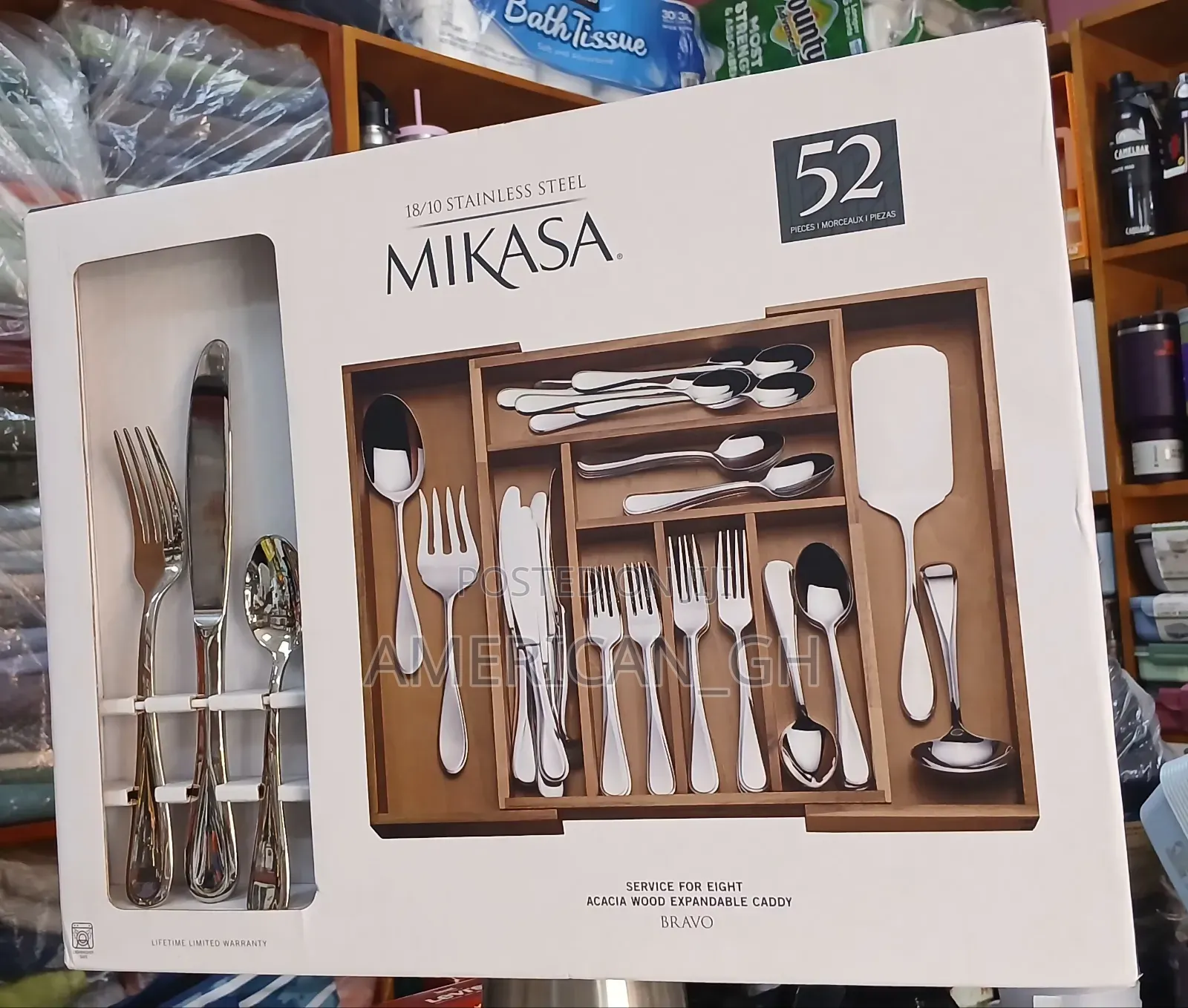 18/10 Stainless Steel Mikasa 52 Pieces Cutlery Set