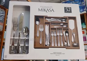 18/10 Stainless Steel Mikasa 52 Pieces Cutlery Set
