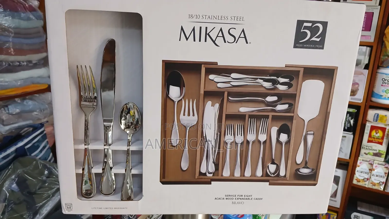 18/10 Stainless Steel Mikasa 52 Pieces Cutlery Set