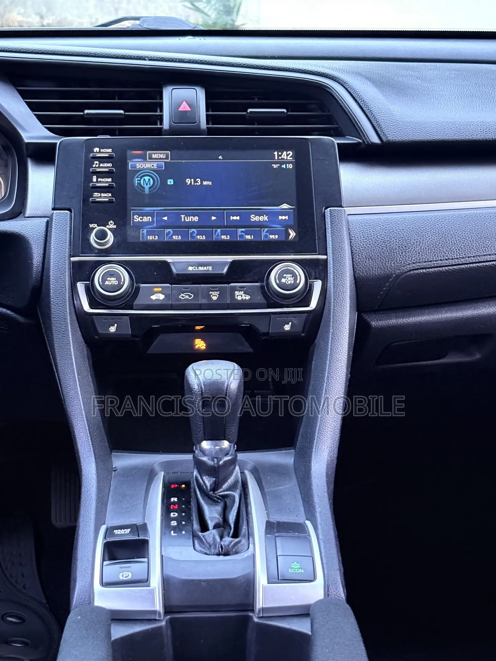 Honda Civic LX Sedan 2020 Black