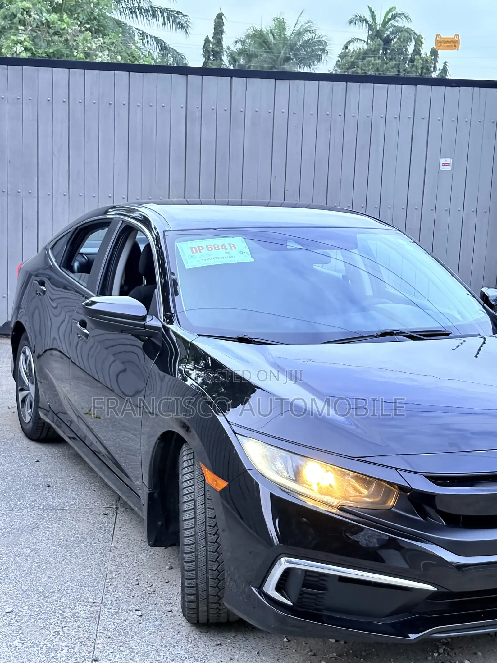 Honda Civic LX Sedan 2020 Black