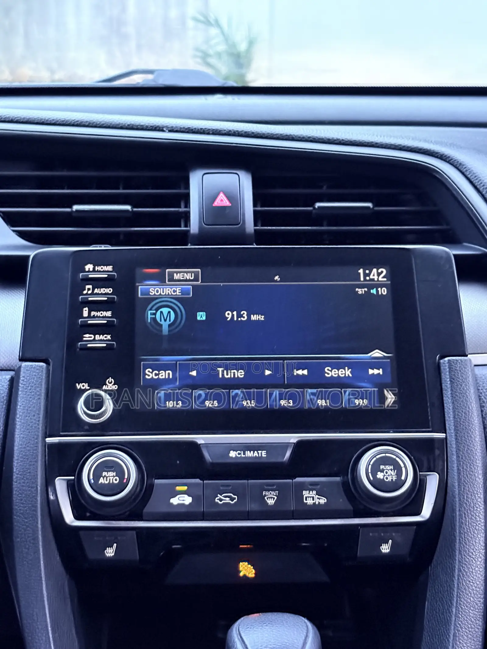 Honda Civic LX Sedan 2020 Black