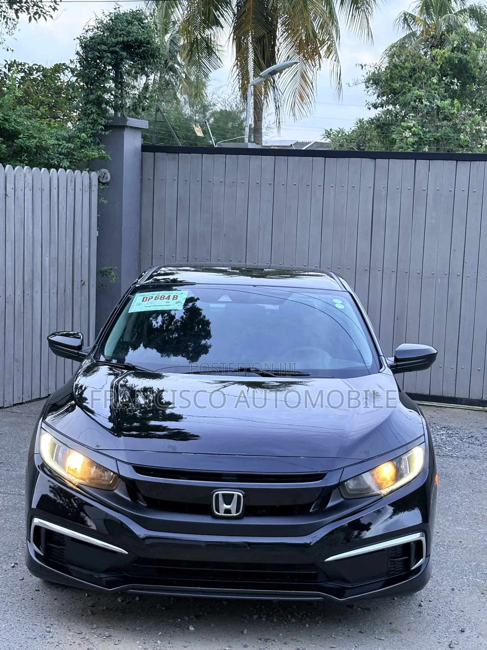 Honda Civic LX Sedan 2020 Black