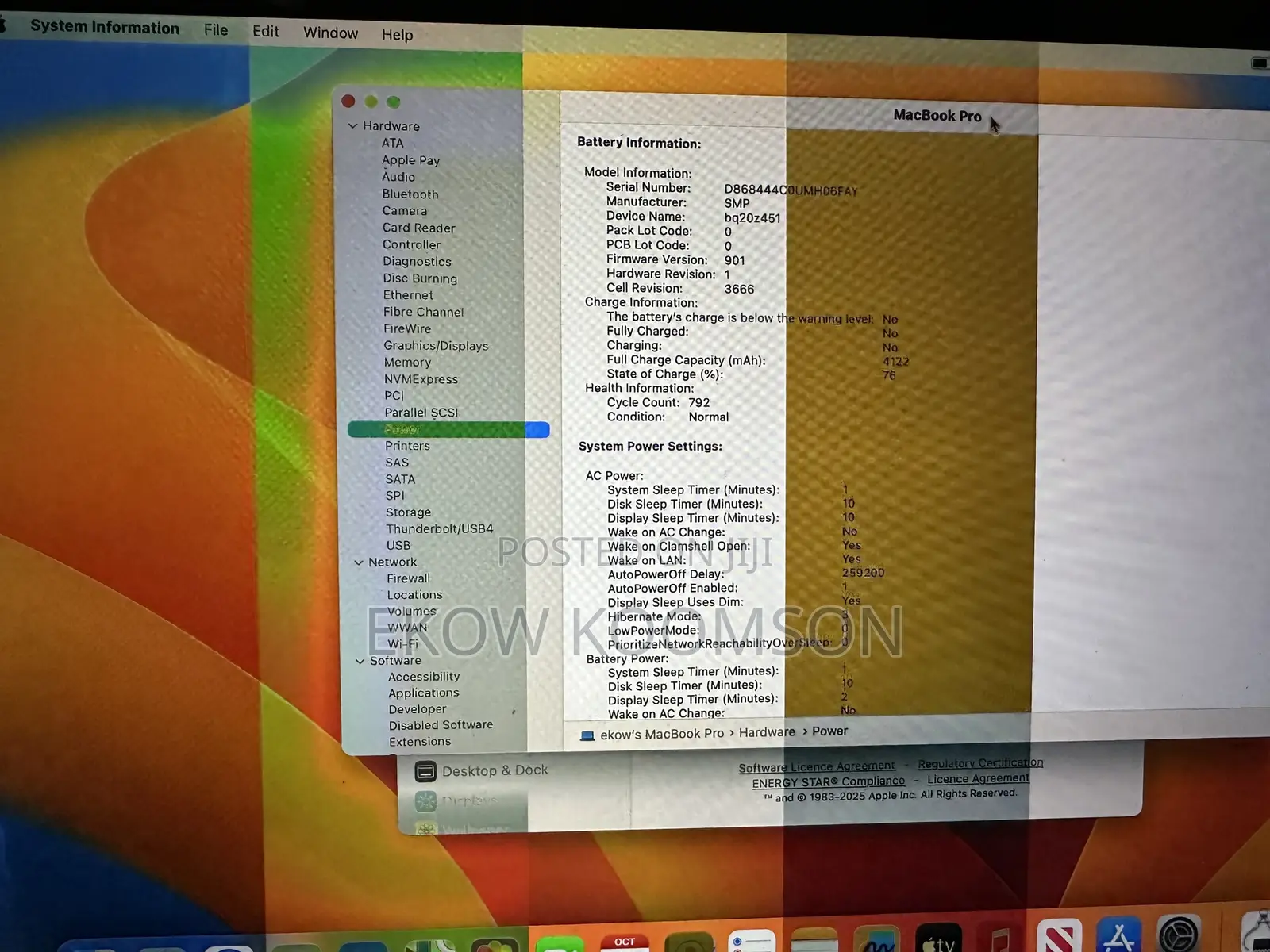 Laptop Apple MacBook Pro 2017 8GB Intel Core i5 SSD 128GB