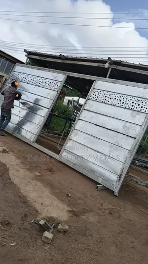 Galvanized Metal Gate