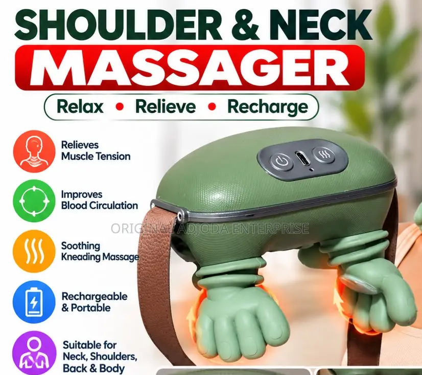 Shoulder & Neck Massager With Deep Kneading Massage