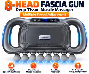 Original 8-Head Fascia Gun – Deep Tissue Electric Muscle Massager