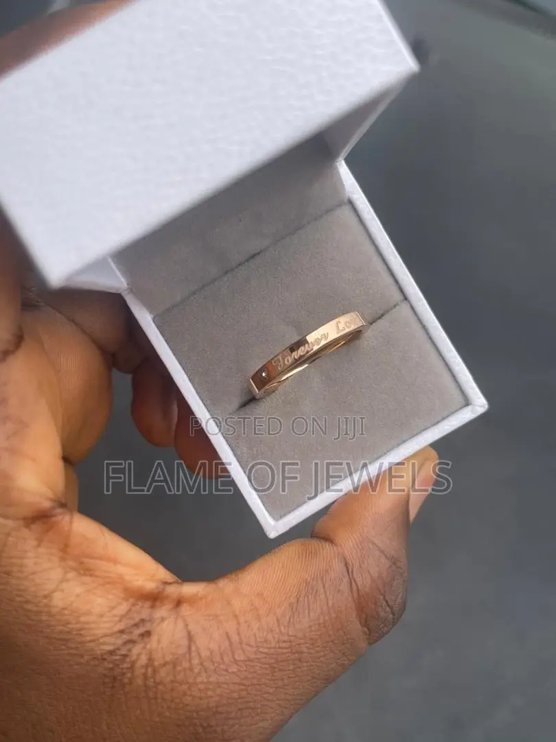 Forever Love Rose Gold Promise Ring