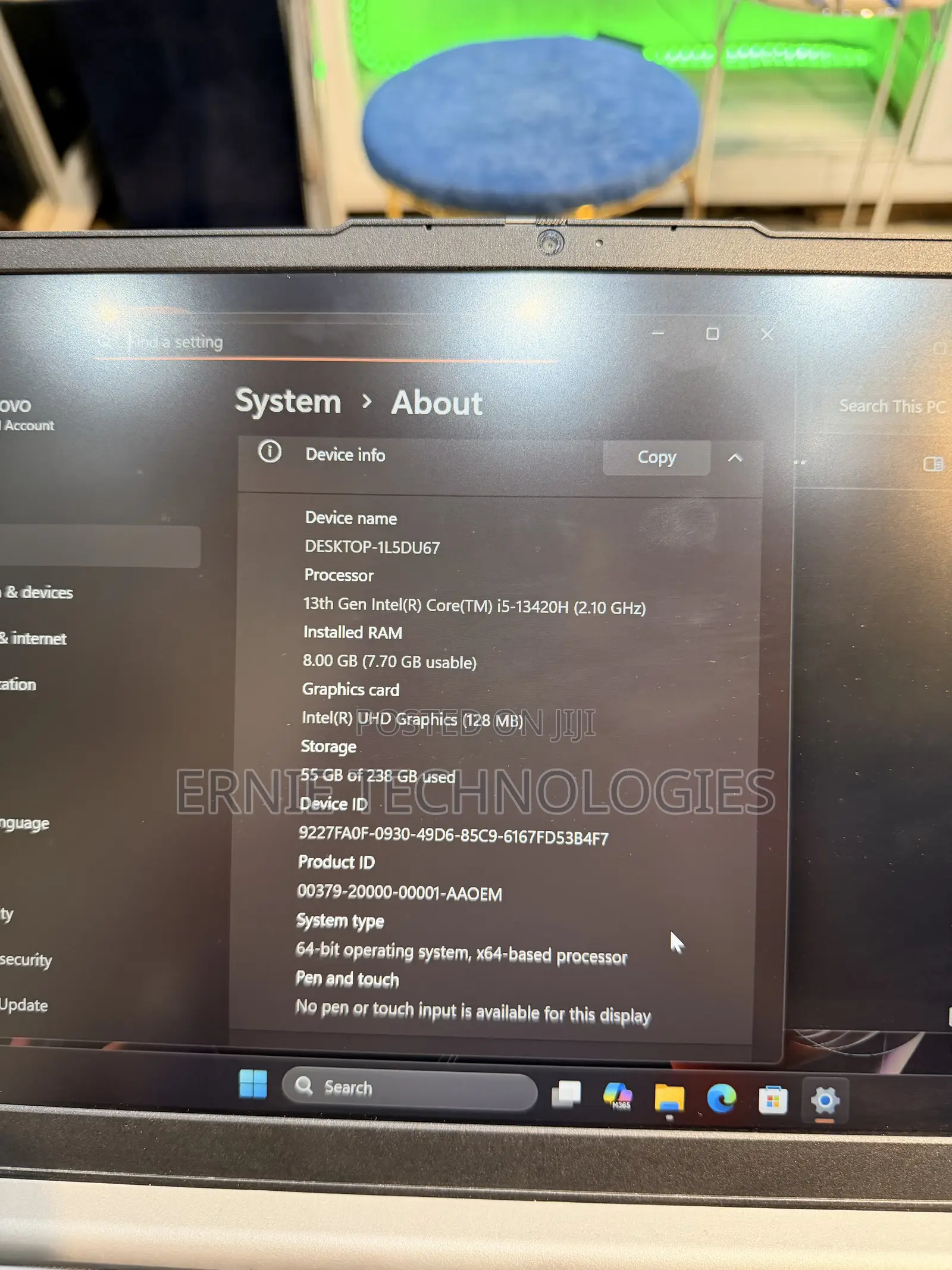 Laptop Lenovo Ideapad 3 8GB Intel Core i5 SSD 256GB