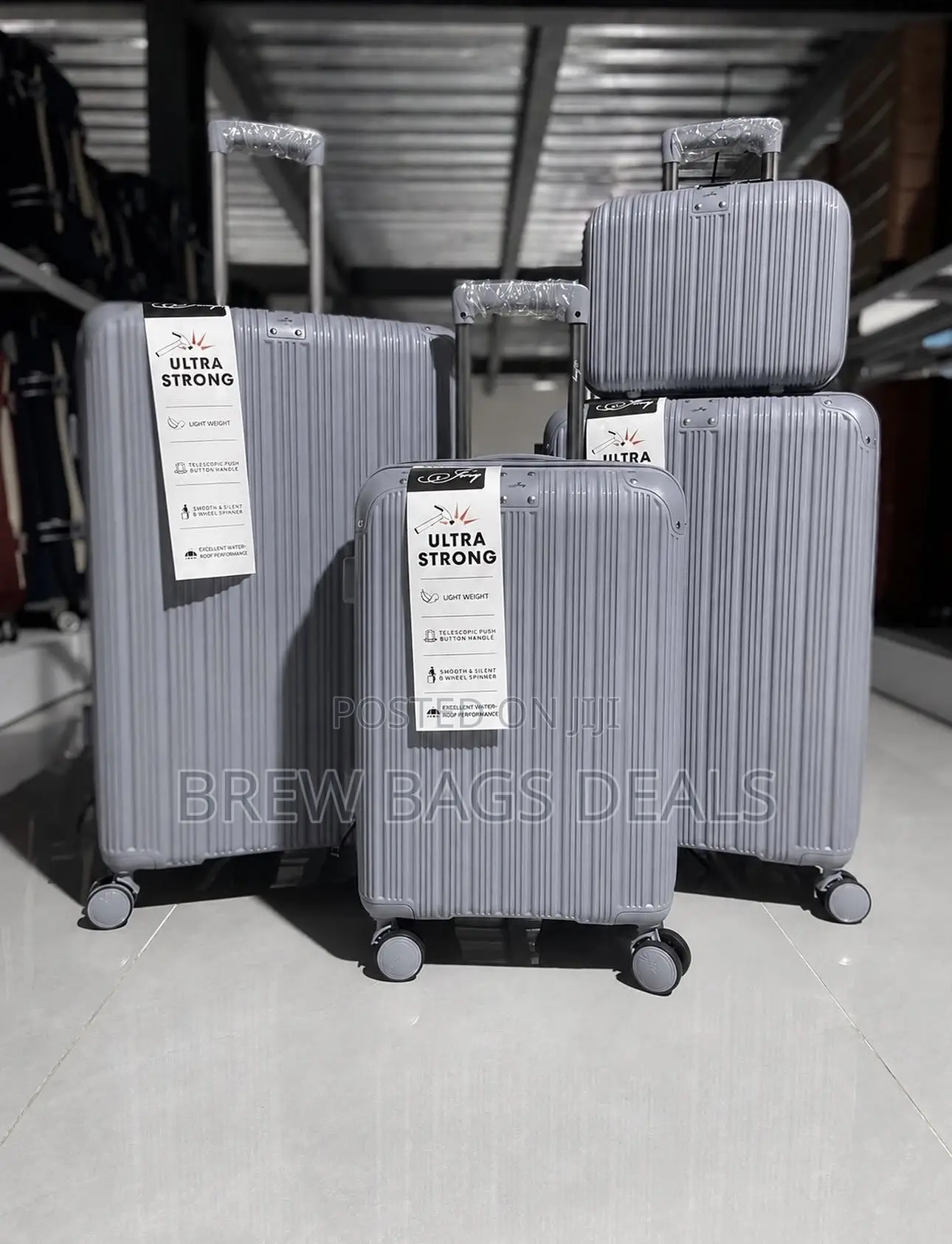 Premium Quality 4set Jony Ultra Strong Anticrack Traveling Bag.