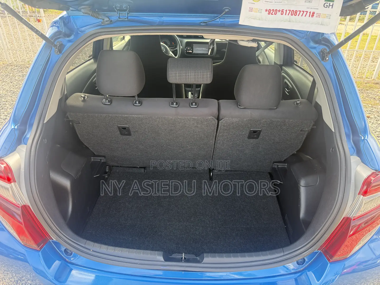 Toyota Vitz 1.5 FWD 3dr 2015 Blue
