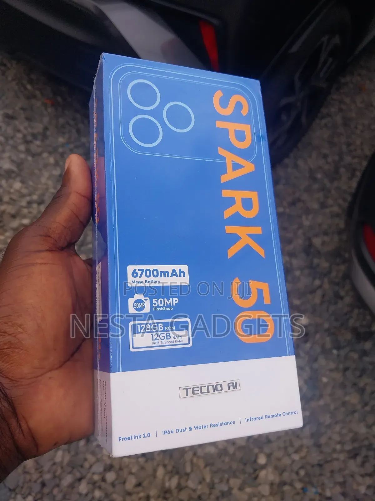 New Tecno Spark 50 128 GB Silver