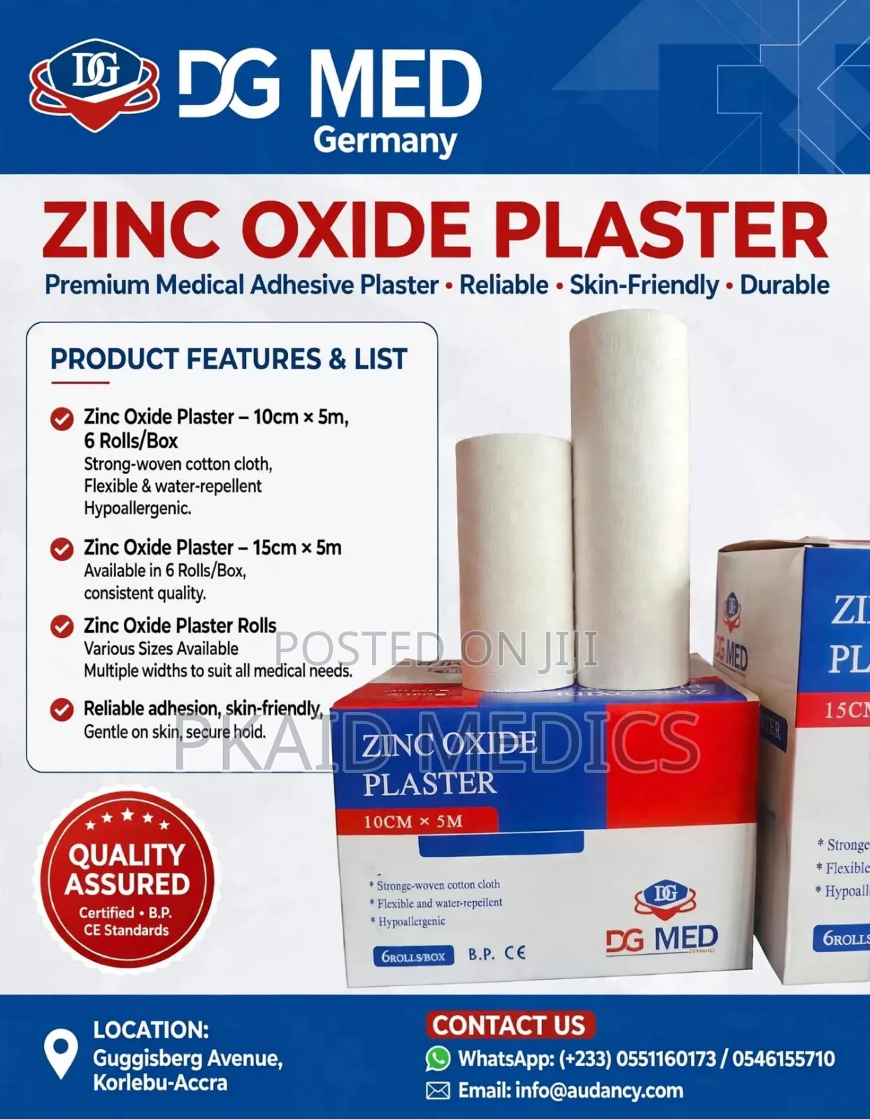 Adhesive Plaster/ Zinc Oxide Plaster 15cm