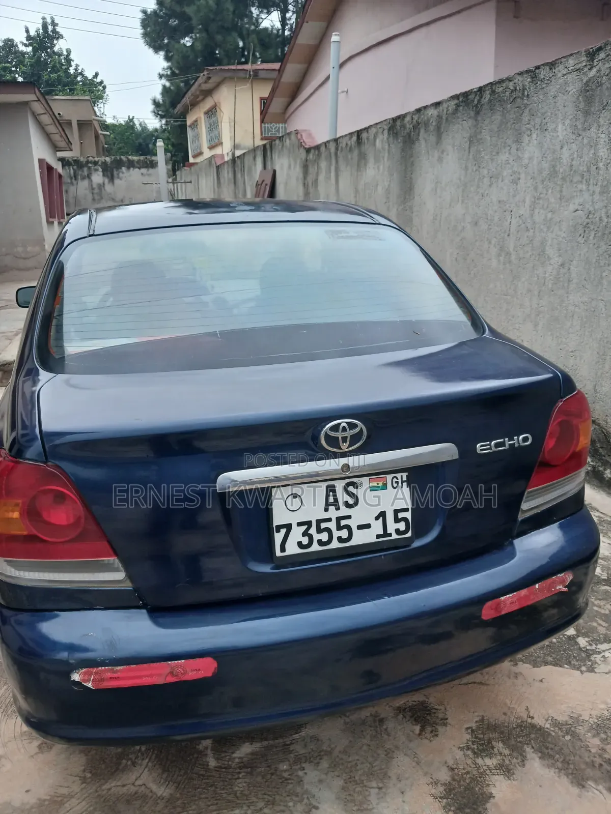 Toyota Echo Sedan 2005 Blue