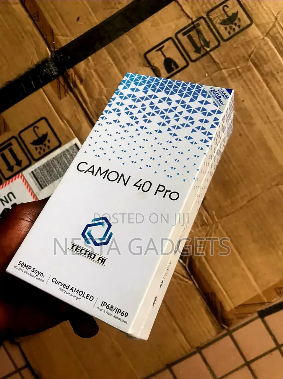 New Tecno Camon 40 Pro 5G 256 GB Silver