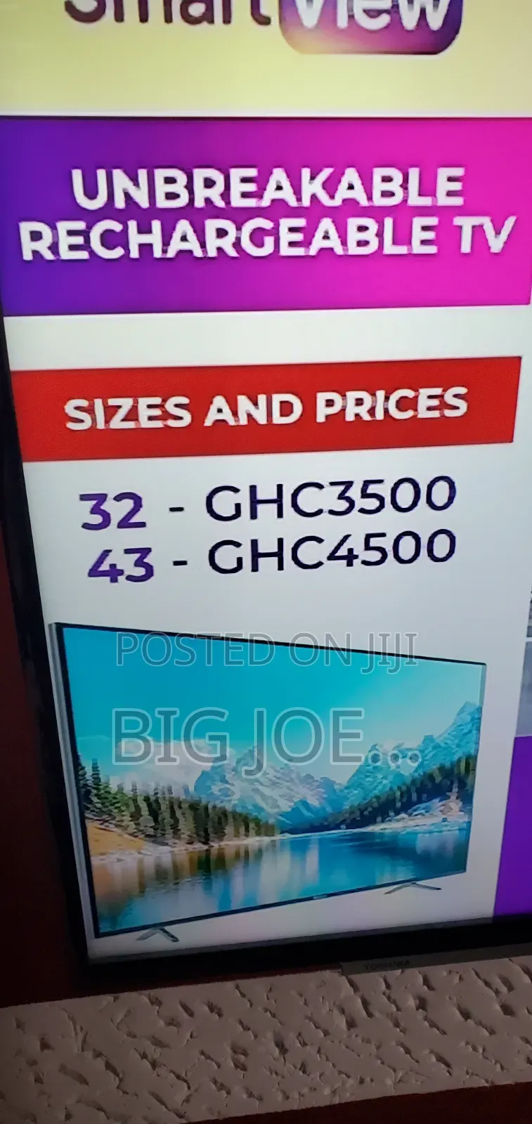 50inches Toshiba Ai TV for Sale