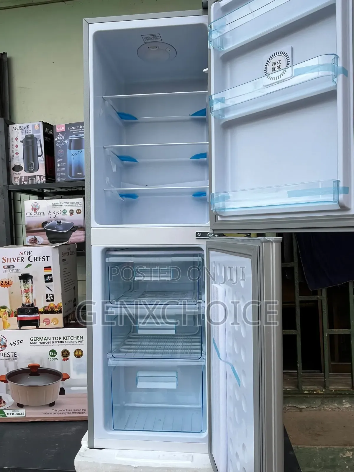 CHIGO BCD-202D Double Door Refrigerator – 202L