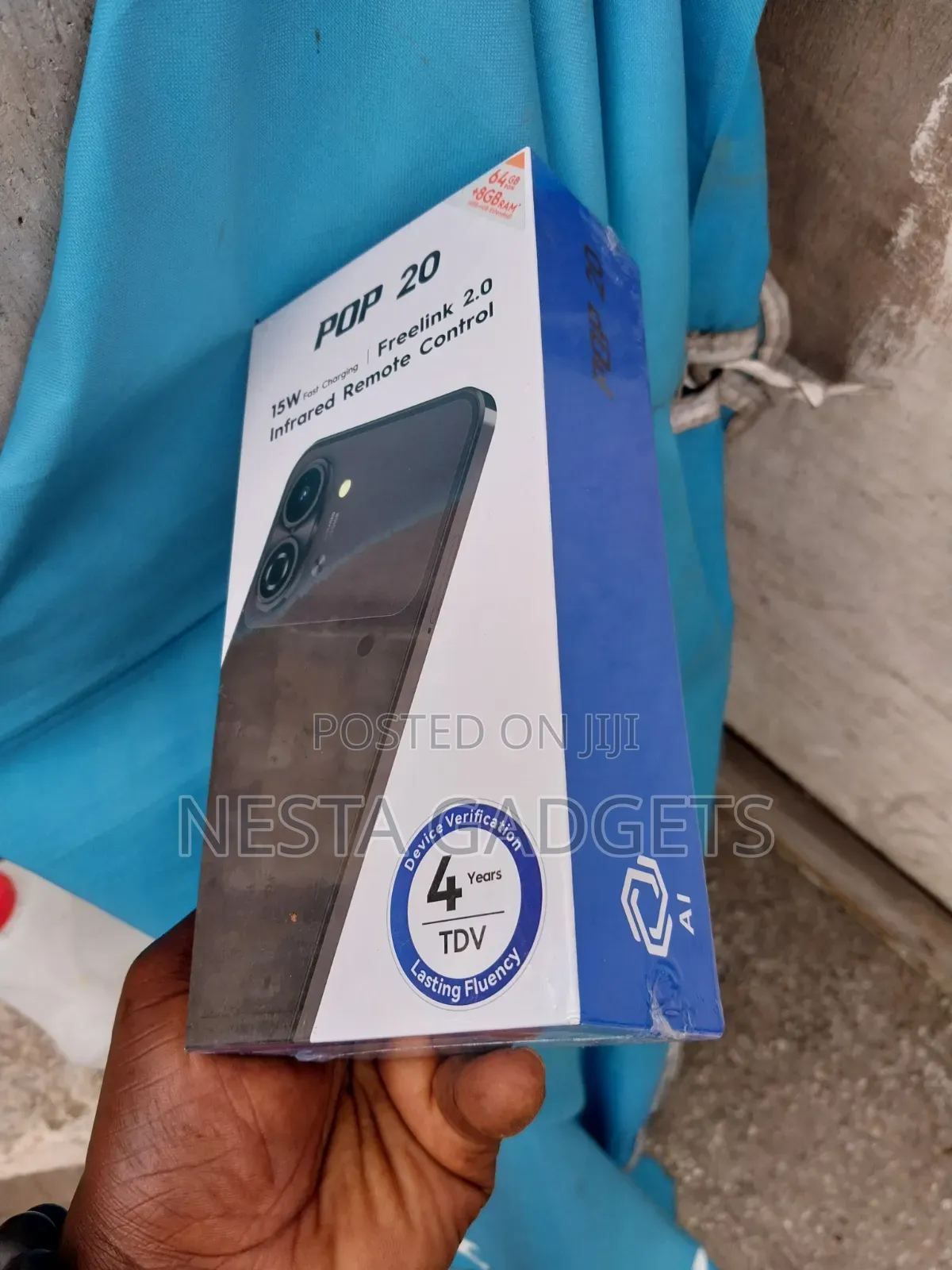 New Tecno Pop 20 64 GB Blue