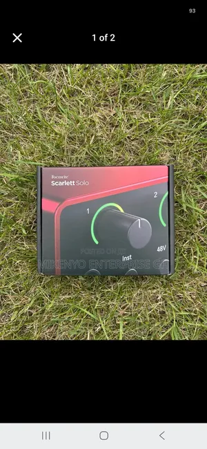 Focusrite Scarlett Solo 4th Gen AT2020 and M30x Studio Bundle Package