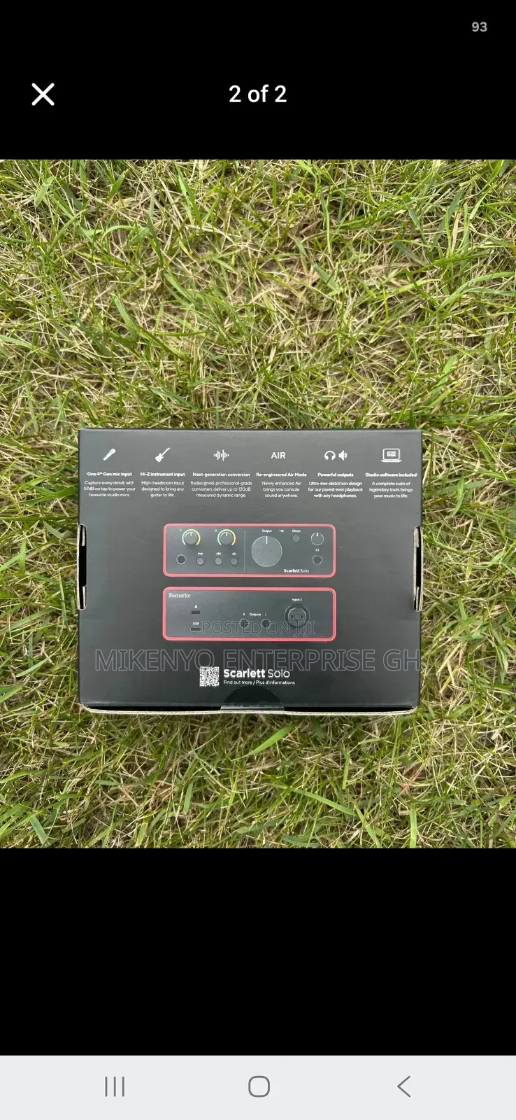 Focusrite Scarlett Solo 4th Gen AT2020 and M30x Studio Bundle Package