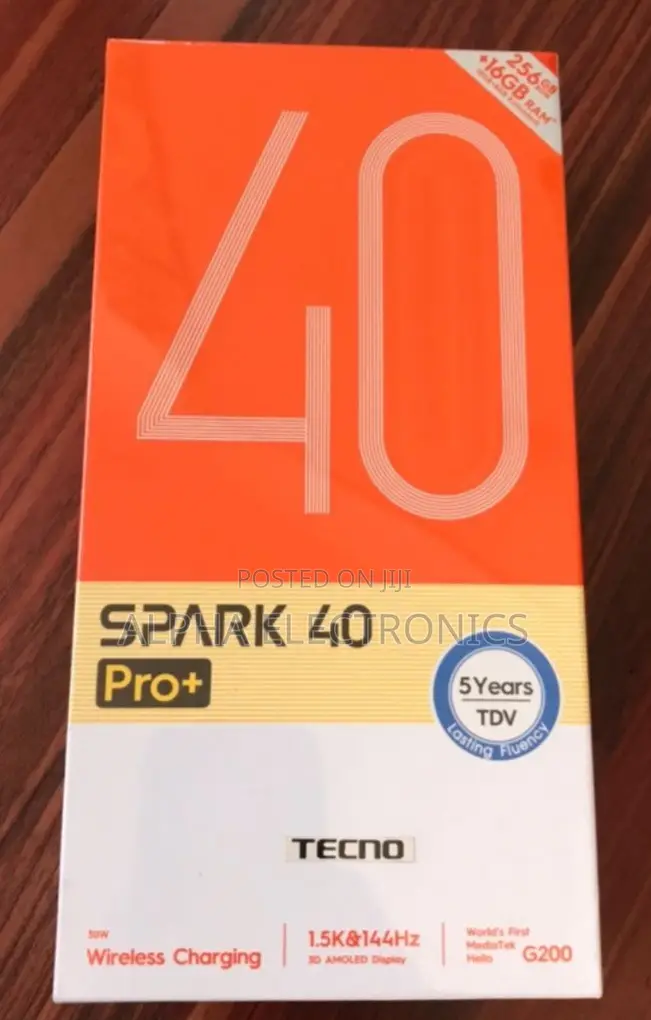 New Tecno Spark 40 Pro+ 256 GB Gold
