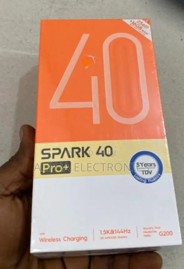 New Tecno Spark 40 Pro+ 256 GB Gold