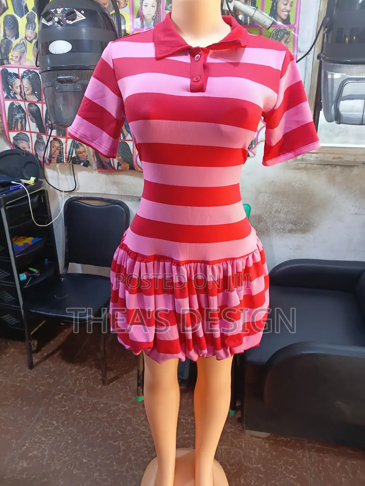 Balloon Short Dress