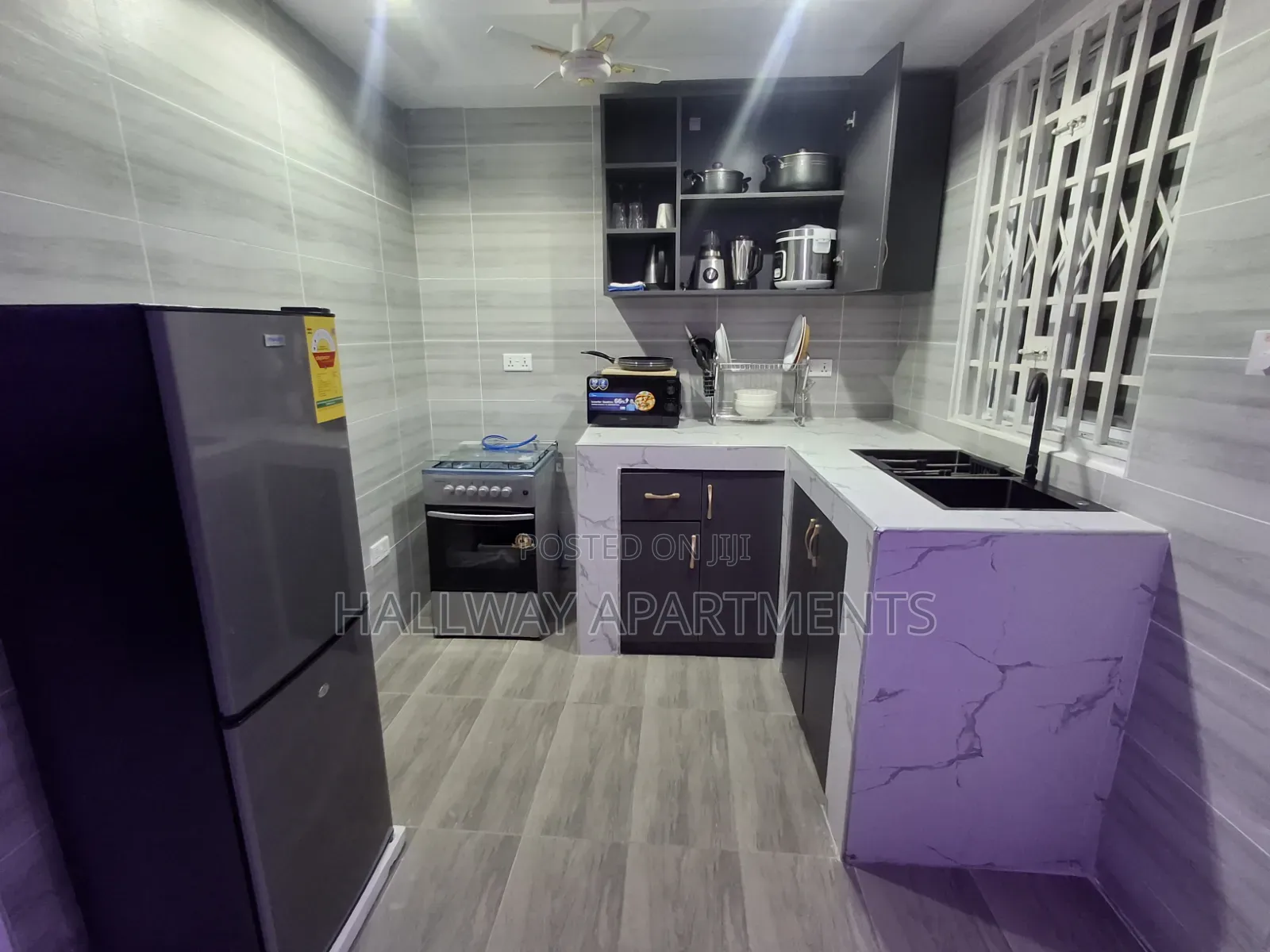 Vacation 2 Bedroom Apartment With Water Heater at Pokuase Amasaman