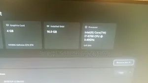 New Desktop Computer MSI model 16GB Intel Core i7 SSD 256GB