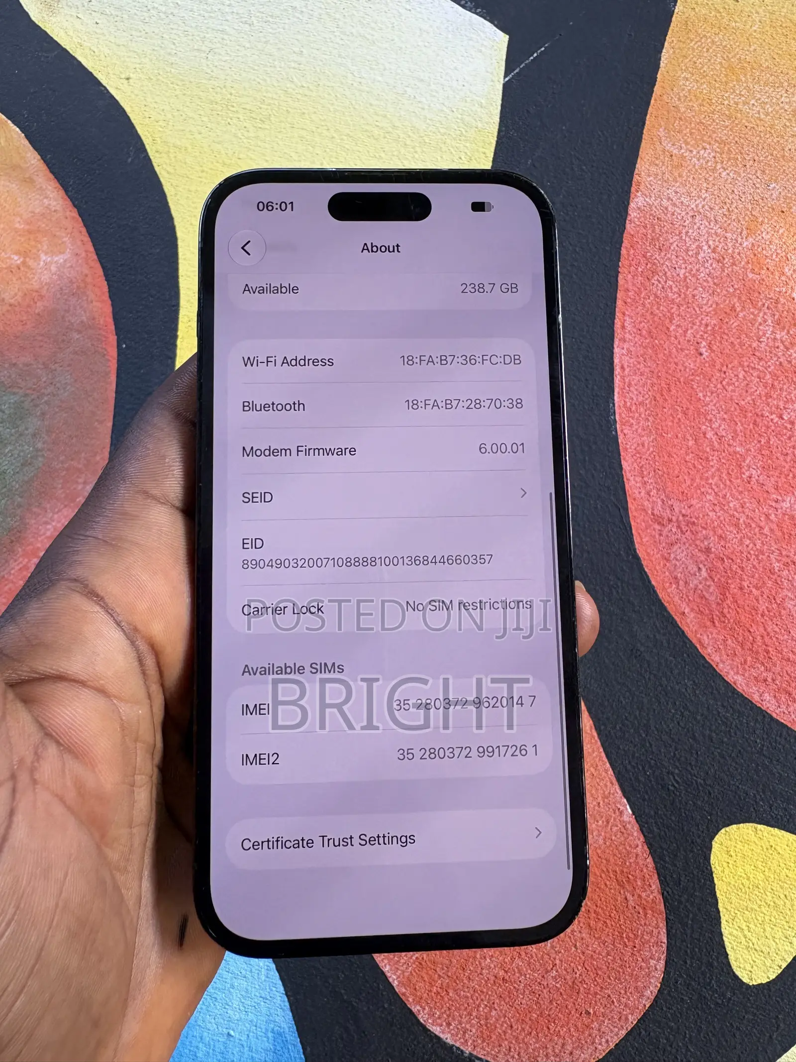 Apple iPhone 14 Pro 256 GB Black