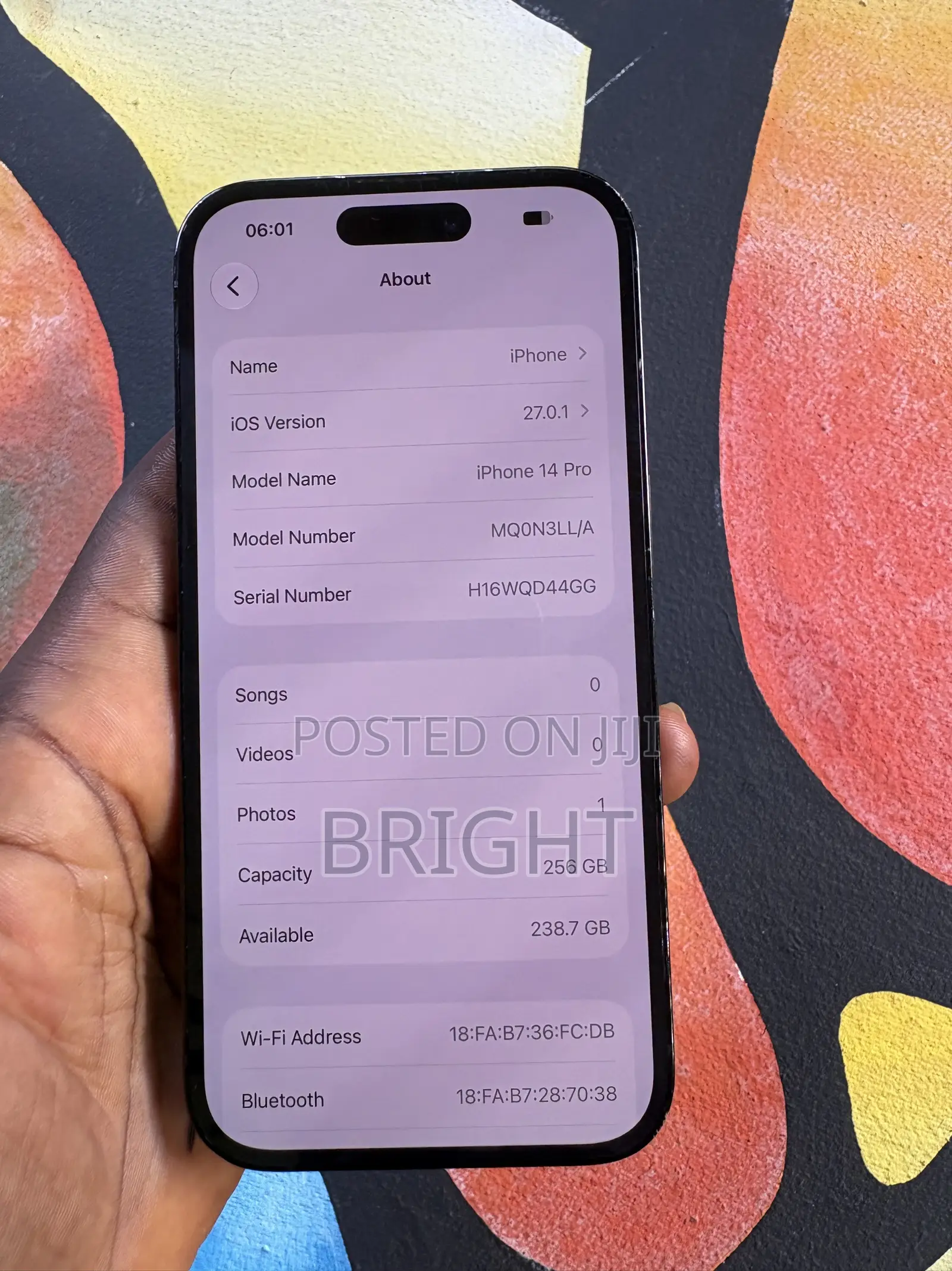 Apple iPhone 14 Pro 256 GB Black
