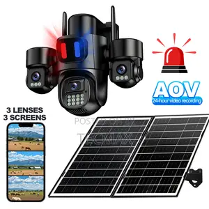 3 Lens 4G Solar Camera