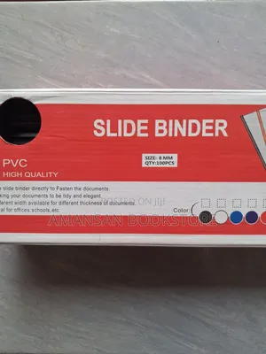 Slide Binder 8mm (100 Pieces)