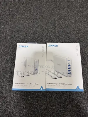 Anker 60w 5-Port Charger With USB-C Power Delivery in Stock