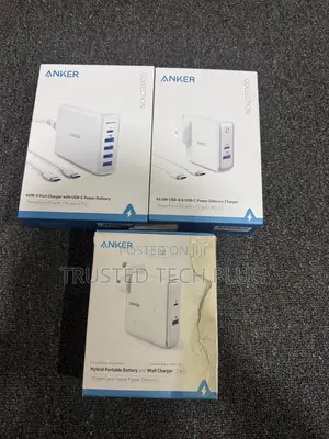 Anker 60w 5-Port Charger With USB-C Power Delivery in Stock