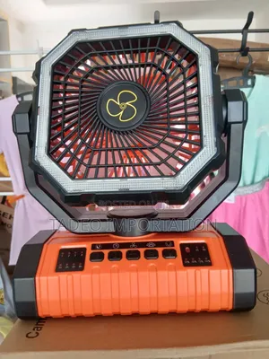 3 in 1 Rechargeable Fan With Light and USB