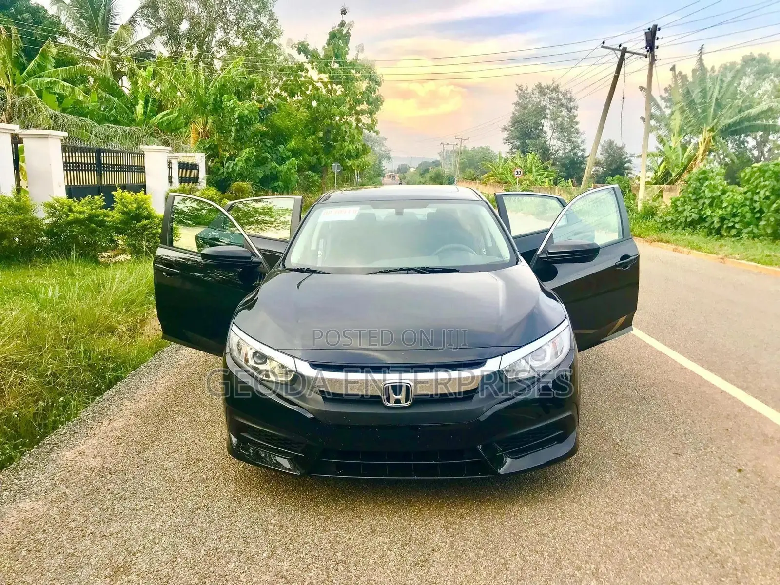 Honda Civic EX 4dr Sedan (2.0L 4cyl) 2017 Black
