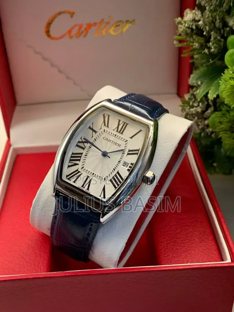 Cartier Leather Watch in Box