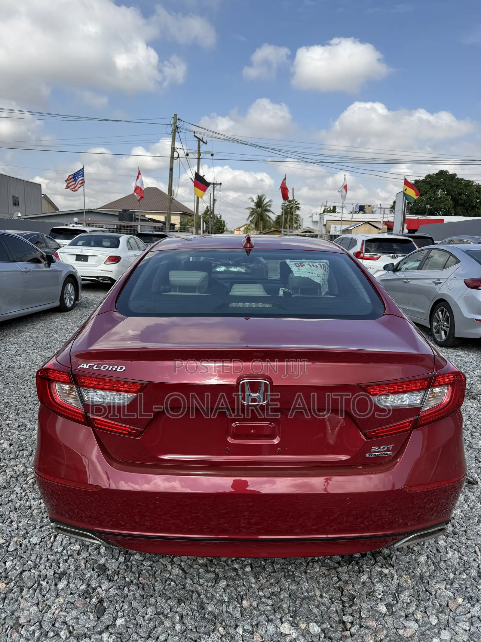 Honda Accord Touring 2.0T 2018 Red