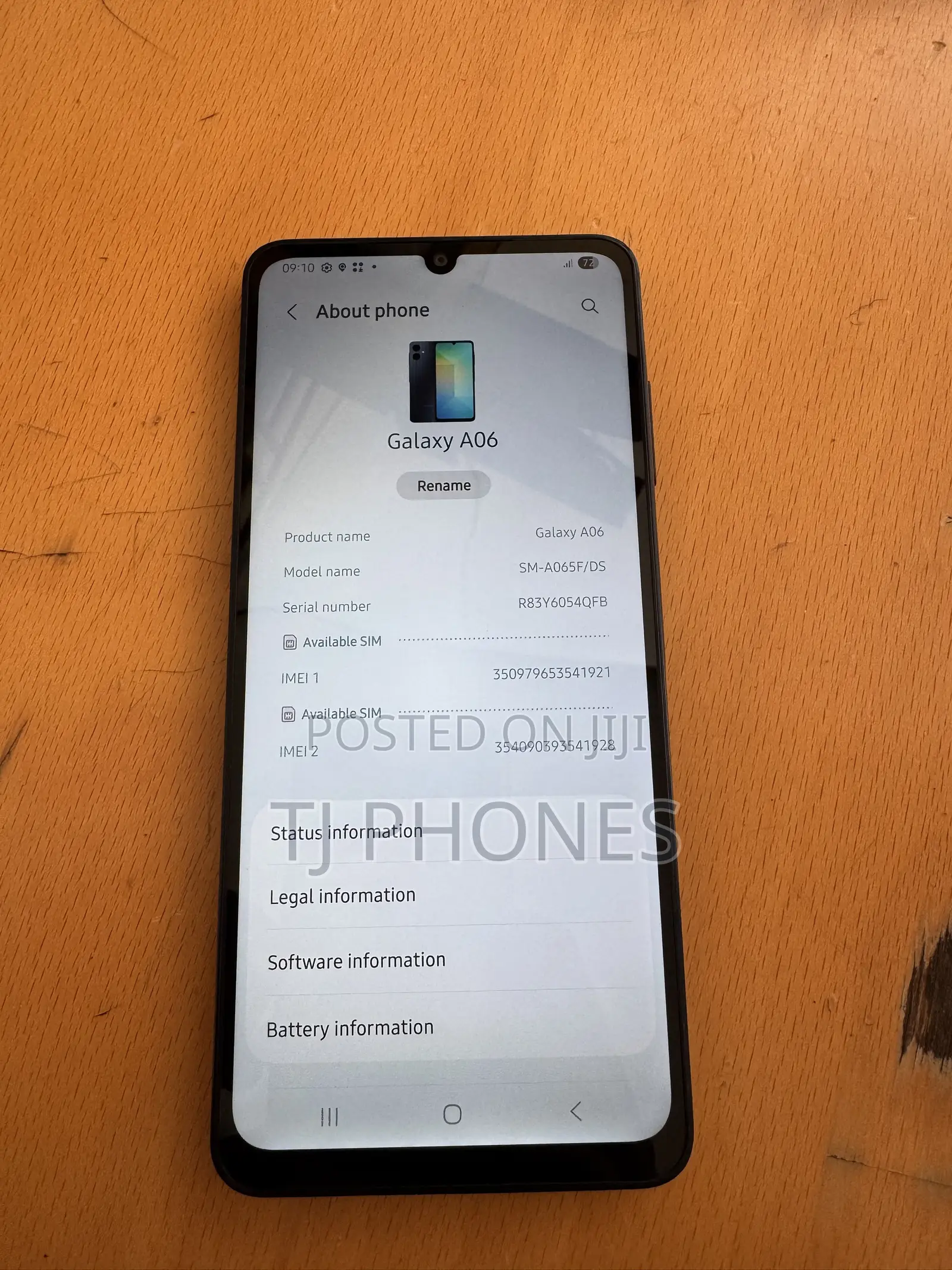 Samsung Galaxy A06 64 GB Black