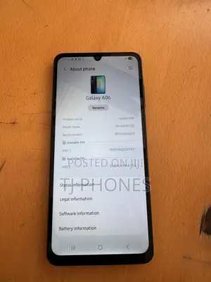 Samsung Galaxy A06 64 GB Black