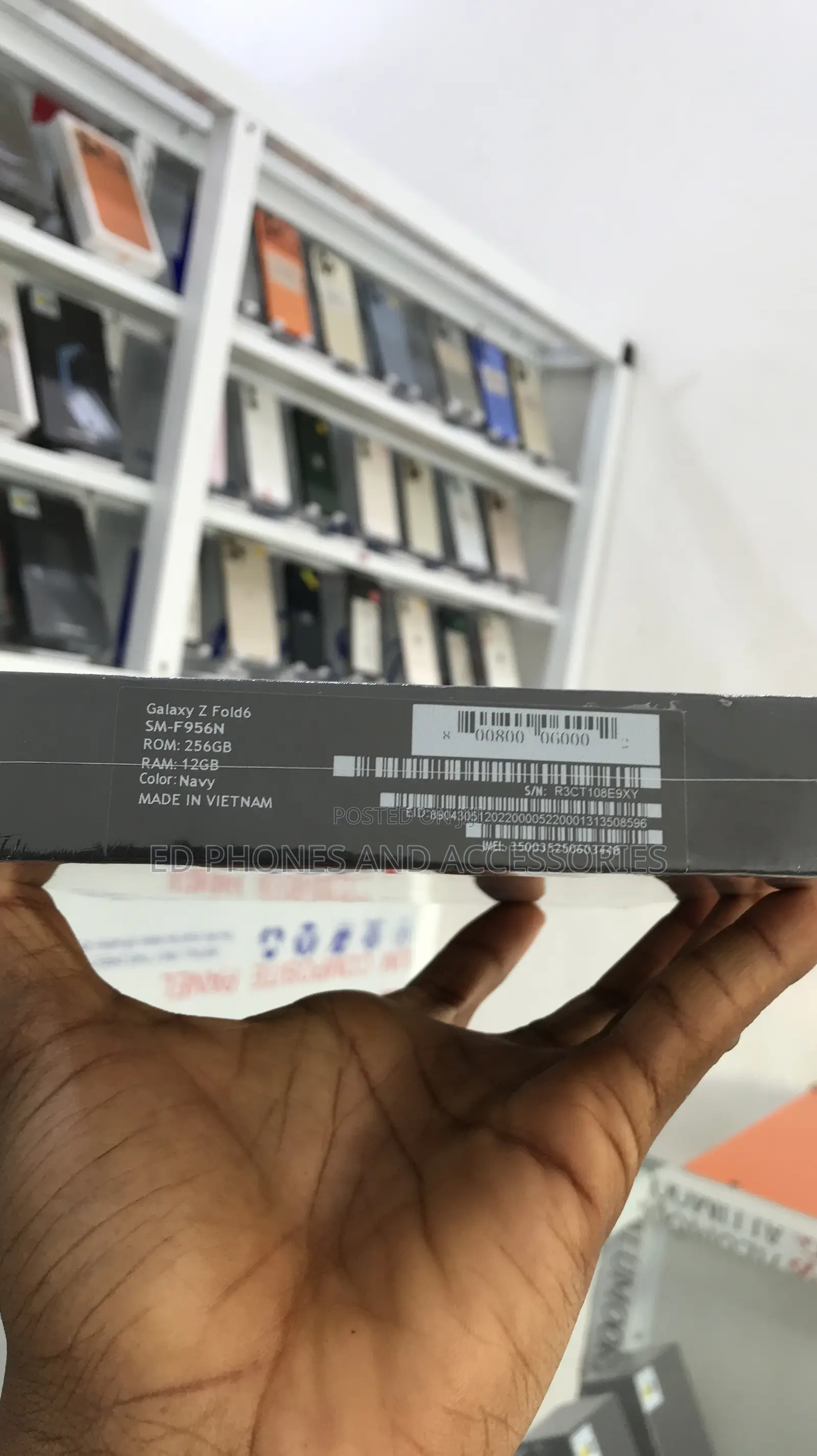 New Samsung Galaxy Z Fold6 256 GB Blue