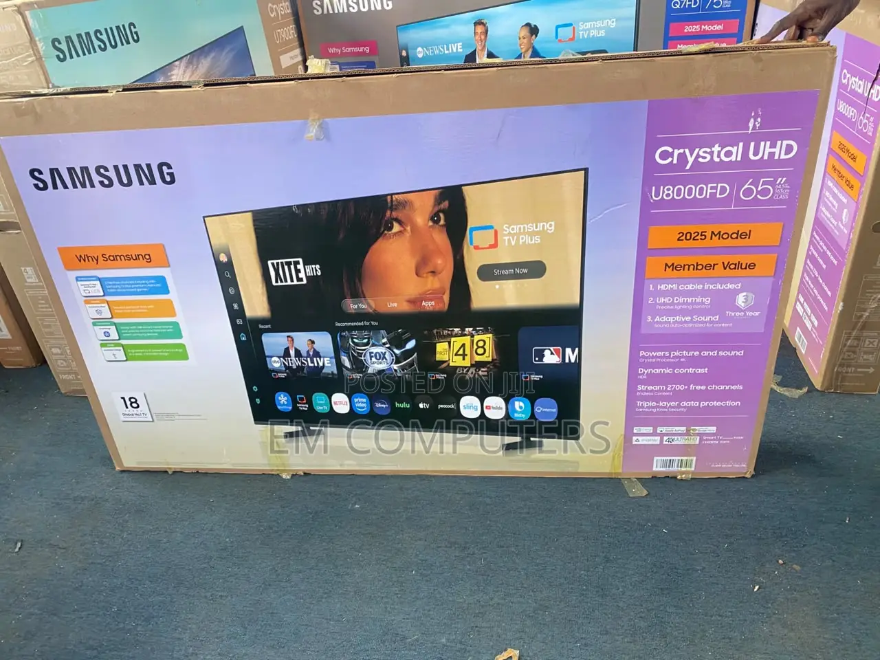 Samsung Crystal 65 Inches Smart TV 2025