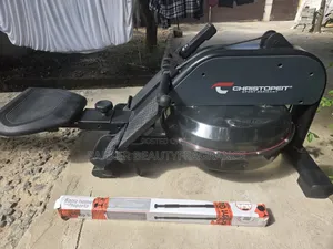 Christopeit Water Rower / Full-Body Workout Gym Equipment