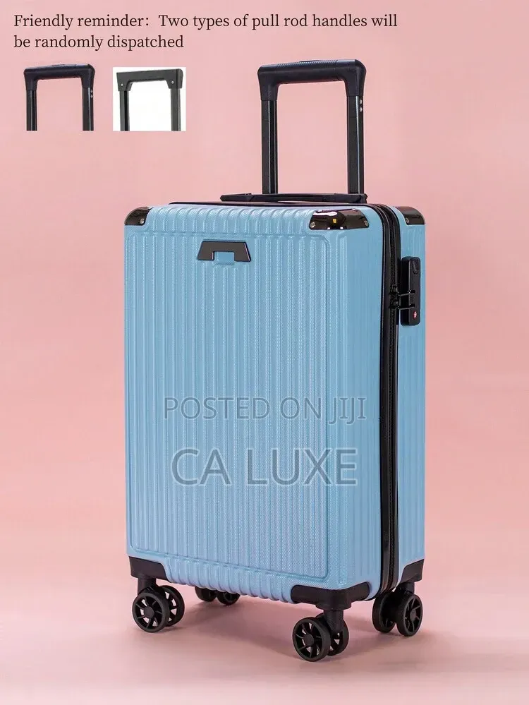 Blue Zipless Aluminum-Framed Polycarbonate Hard-Shell Spinner Suitcase