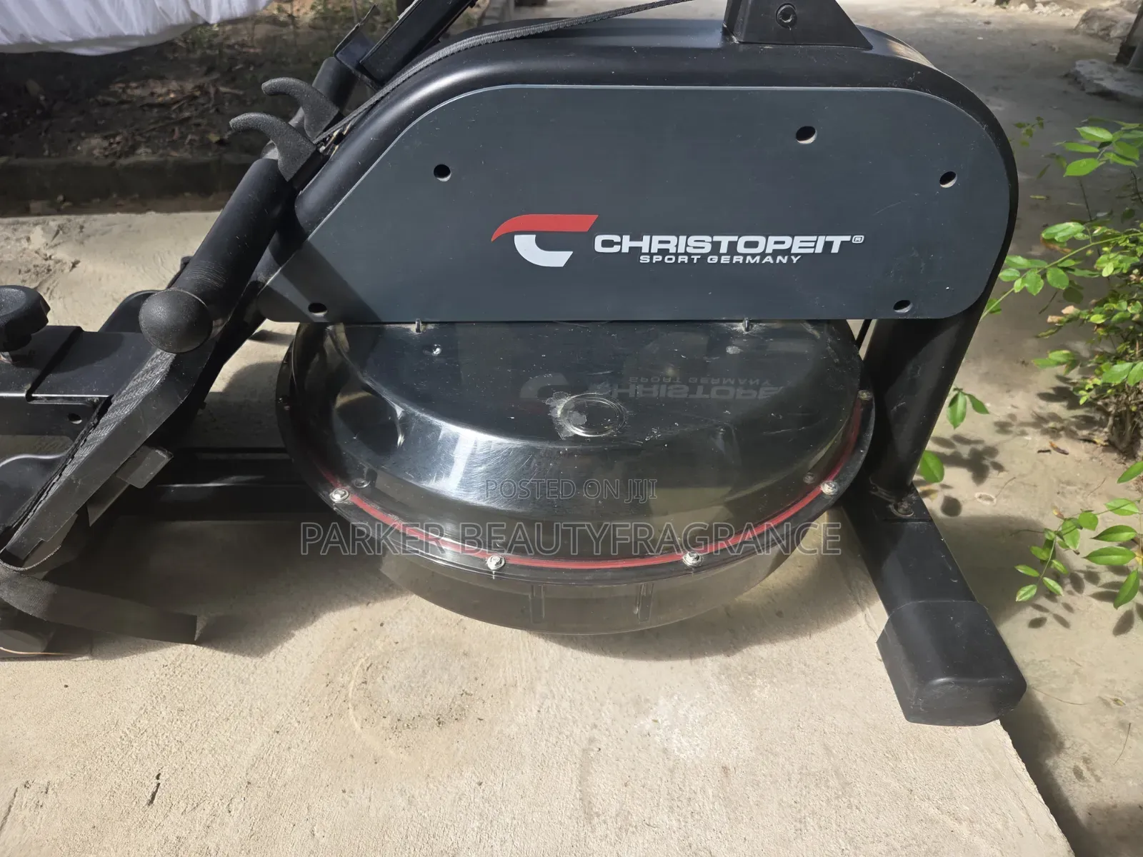 Christopeit Water Rower / Full-Body Workout Gym Equipment