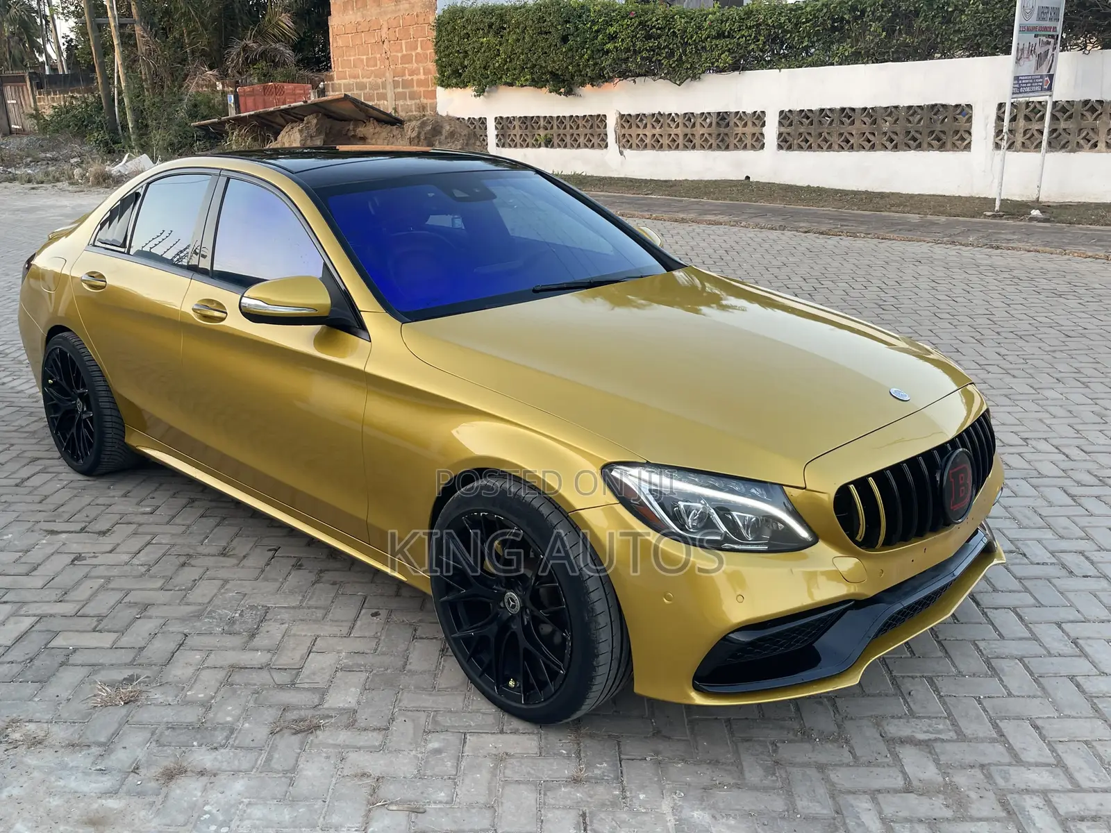 Mercedes-Benz C300 Sport 4Matic Sedan AWD (2.0L 4cyll 7A) 2016 Gold